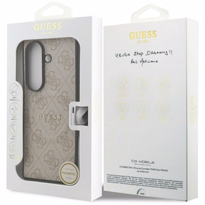 GUESS suojakuori SAMSUNG Z Fold7:lle GUHMZFD7P4MSEGCP (Magnetic 4G PU W/ Classic) vaaleanpunainen
