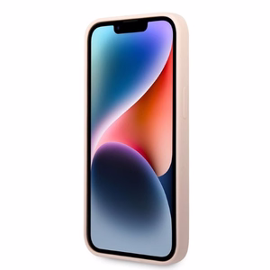 Karl Lagerfeld KLHMP14MSNIKBCP iPhone 14 Plus 6.7" kovakuori vaaleanpunainen/vaaleanpunainen Silicone Ikonik MagSafe