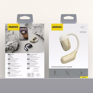 Dudao U4Pro Bluetooth universaali over-ear kuulokemikrofoni molemmille korville - beige ja kultainen