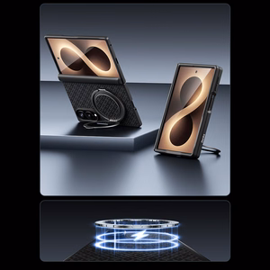 Benks Magnetic Armor Grid Pro Grand Combo -suojakuori Samsung Galaxy Z Fold 8:lle, musta (C.K.FL.SA.BK.C060)