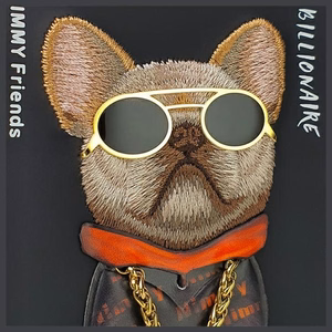 Nimmy Glasses Cool Dog Suojakuori iPhone 15 Pro:lle - musta