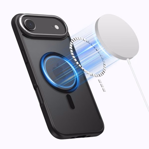 Tech-Protect MagEdge MagSafe Suojakuori iPhone 17 Air:lle - mattamusta