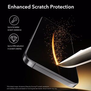 ESR UltraFit Armorite Pro Tempered Glass for iPhone 16 Pro / 17 - Transparent