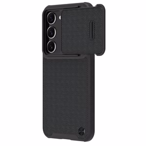 Nillkin Textured S suojakuori Samsung Galaxy S23+:lle panssaroitu kuori kameransuojalla musta
