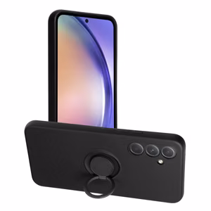SILIKONIRENGAS puhelinkuori SAMSUNG A54 5G musta