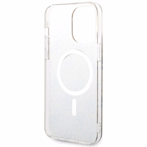 Guess IML 4G MagSafe Case for iPhone 15 Pro Max - Brown