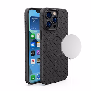 MagSafe Woven Suojakuori iPhone 15 Pro:lle - musta