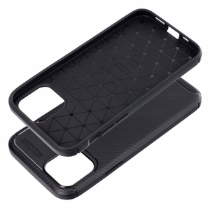 Suojakuori iPhone 12 / 12 PRO:lle Carbon Premium musta