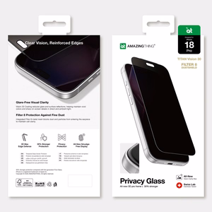 AmazingThing Titan Vision 30 yksityisyyslasi iPhone 18 Pro -mallille