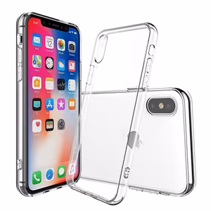 Suojakuori iPhone XS:lle Back Case Ultra Slim 0,3 mm läpinäkyvä