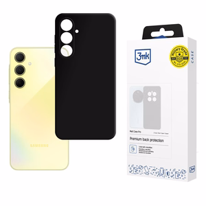 3mk Matt Case Pro Samsung Galaxy A35 5G:lle - Matta musta