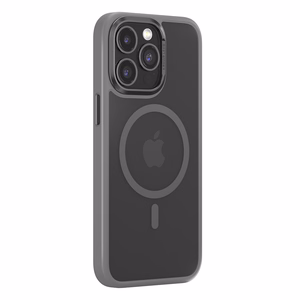 Comma Joy Elegant Mag -magneettikuori iPhone 15 Plus harmaa