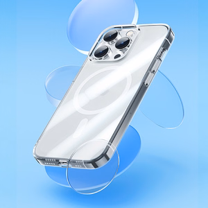 Benks Magnetic Crystal Suojakuori iPhone 15 Plus:lle läpinäkyvä
