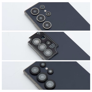 Blue Star Easy Install tempered-glass camera-lens protector for Samsung Galaxy Z Fold7 – black
