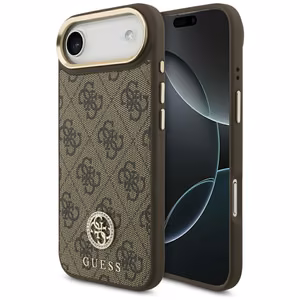 Guess 4G Strass Logo MagSafe Suojakuori iPhone Airille - ruskea