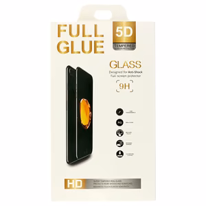 Karkaistu lasi Full Glue 5D IPHONE 16 PRO MAX:lle musta