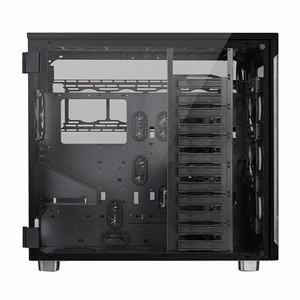Thermaltake View 91 TG RGB -tietokonekotelo, Ultra Tower, musta