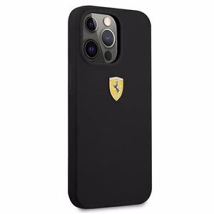 Ferrari FESSIHCP13LBK iPhone 13 Pro / 13 6.1" black/black hardcase Silicone