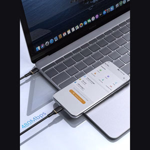 Dudao L25C USB-C - USB-C Silikoninen Kaapeli 60W 1m - Valkoinen