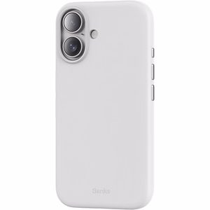 Benks Magnetic Vita Pro Silikoninen Suojakuori iPhone 16:lle harmaa