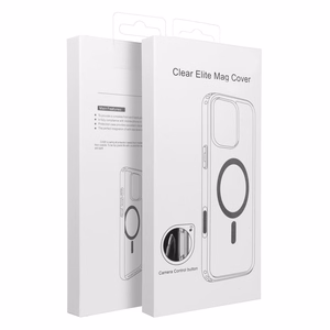 Clear Mag Cover Elite STR-suojakuori mallille iPhone 17 Pro Max / 18 Pro Max, MagSafe-yhteensopiva, kellastumattomasta materiaalista ja Camera Control -painikkeella – läpinäkyvä