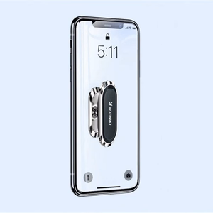 Wozinsky itseliimautuva Magneettinen auton kiinnike 360 kojelautaan hopeinen (WMH-06)