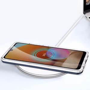 Kirkas 3in1 Asia Samsung Galaxy A32 5G Frame Gel Cover Sininen