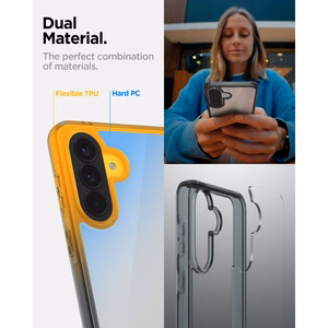 Spigen Ultra Hybrid -suojakuori Samsung Galaxy A57 5G:lle space clear
