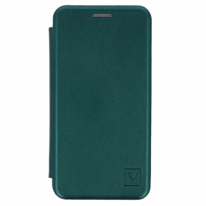 Book Vennus Elegance Suojakuori iPhone 12 Minille tummanvihreä