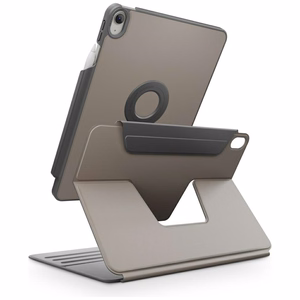 Uniq Rovus Snapmount Magneettinen 360 pyörivä irrotettava Suojakuori iPad Air 11 2024 / 2025 / iPad Air 10.9 2020 / 2022 - harmaa