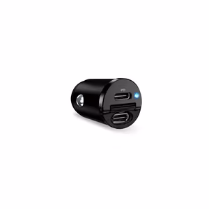 Puro Mini 30W Power Delivery 2 x USB-C autolaturi - musta