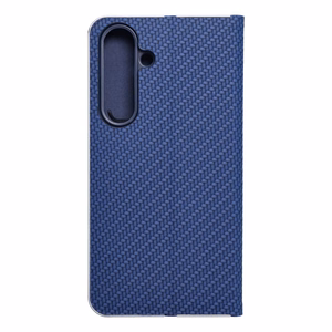 Läppäsuojakuori Samsung S24:lle Luna Book Carbon sininen