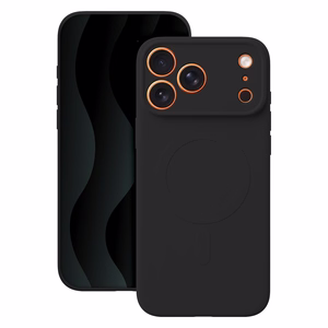 Simple Color Mag -suojakuori iPhone 17 Pro 6,3" / iPhone 18 Pro 6,3" -malleille, musta