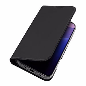 DUX DUCIS Skin Pro Lompakkosuojakuori iPhone 16 Pro:lle - musta