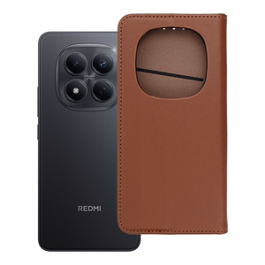 SMART PRO Book nahkainen Suojakuori XIAOMI Redmi Note 15 PRO 5G:lle ruskea