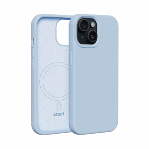 Etteri Silikoninen Mag suojakuori iPhone 14 6,1:lle vaaleansininen