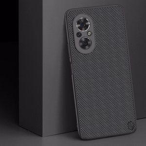 Nillkin Textured Case kestävä vahvistettu kotelo geelirunko ja nylon takaisin Honor 50 SE musta