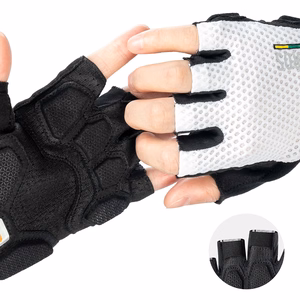 Rockbros TLS004 ROAD TO SKY Short Shock Absorbing Cycling Gloves L - White