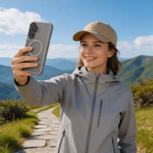 Tech-Protect Magmat MagSafe -suojakuori Samsung Galaxy A57 5G:lle - matta harmaa