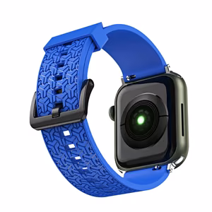 Kellon hihna Y-ranneke Apple Watch 42 / 44 / 45 mm:lle - sininen - sininen