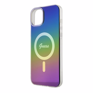 Guess IML Iridescent MagSafe Suojakuori iPhone 15 Plus / 14 Plus 6.7":lle - moniväri