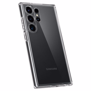 Spigen Ultra Hybrid suojakuori Samsung Galaxy S24 Ultra:lle kristallinläpinäkyvä