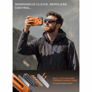 Supcase Grip Pro Mag MagSafe -suojakuori iPhone 18 Pro Max / 17 Pro Max – oranssi