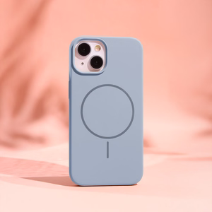 Silikoninen ohut magneettinen suojakuori iPhone 17 Air vaaleansininen