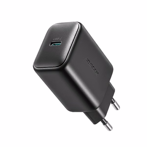 Joyroom JR-TCF23 verkkolaturi USB-C 25W SFC / PPS / PD - musta + USB-C / USB-C kaapeli 1m
