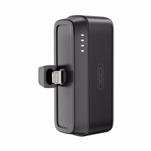 XO power bank mini PR244 20W 5000 mAh with Lightning connector black
