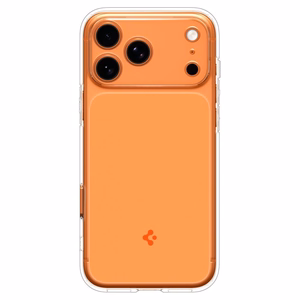 Spigen Thin Fit MagSafe Suojakuori iPhone 17 Pro:lle - Läpinäkyvä Oranssi