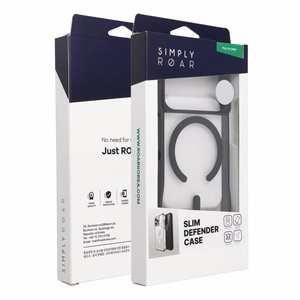 ROAR SLIM DEFENDER Suojakuori IPHONE 17:lle MagSafe-yhteensopiva musta