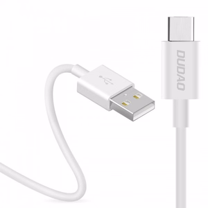 USB Cable Dudao "L1T" White "Type-C" 100cm (up to 3A)
