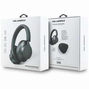 Karl Lagerfeld Grained Initials - Bluetooth ANC -kuulokkeet (harmaa)